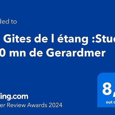 Les Gites De L Etang :Studio A 20 Mn De Gerardmer La Chapelle  Exterior foto